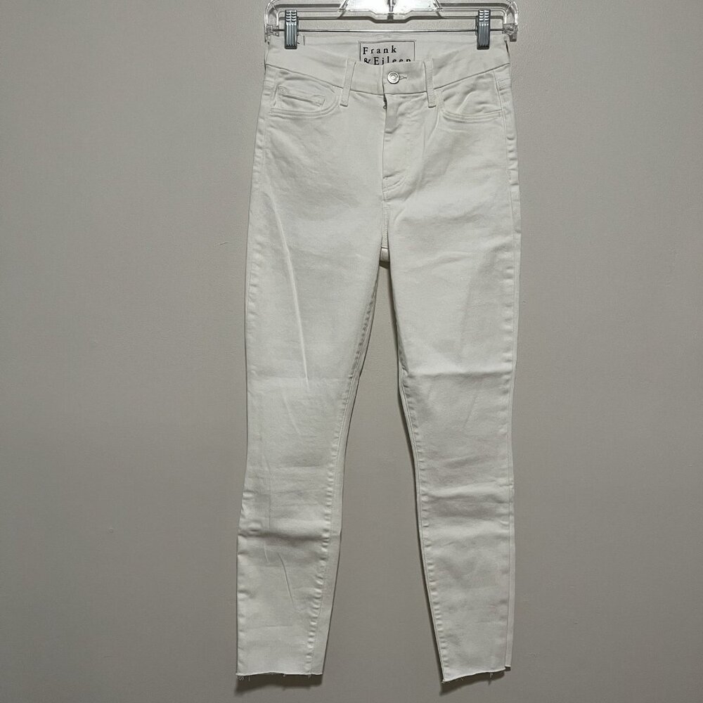 Frank & Eileen Sligo Skinny Jean in White Size 26 - Picture 2 of 8